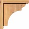 Ekena Millwork Yorktown Smooth Corbel w/Backplate, Western Red Cedar, 5 1/2"W x 10"D x 10"H COR06X10X10YOR01SWR - alternate 4